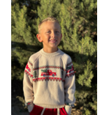 Me & Henry Woody Christmas Car Sweater