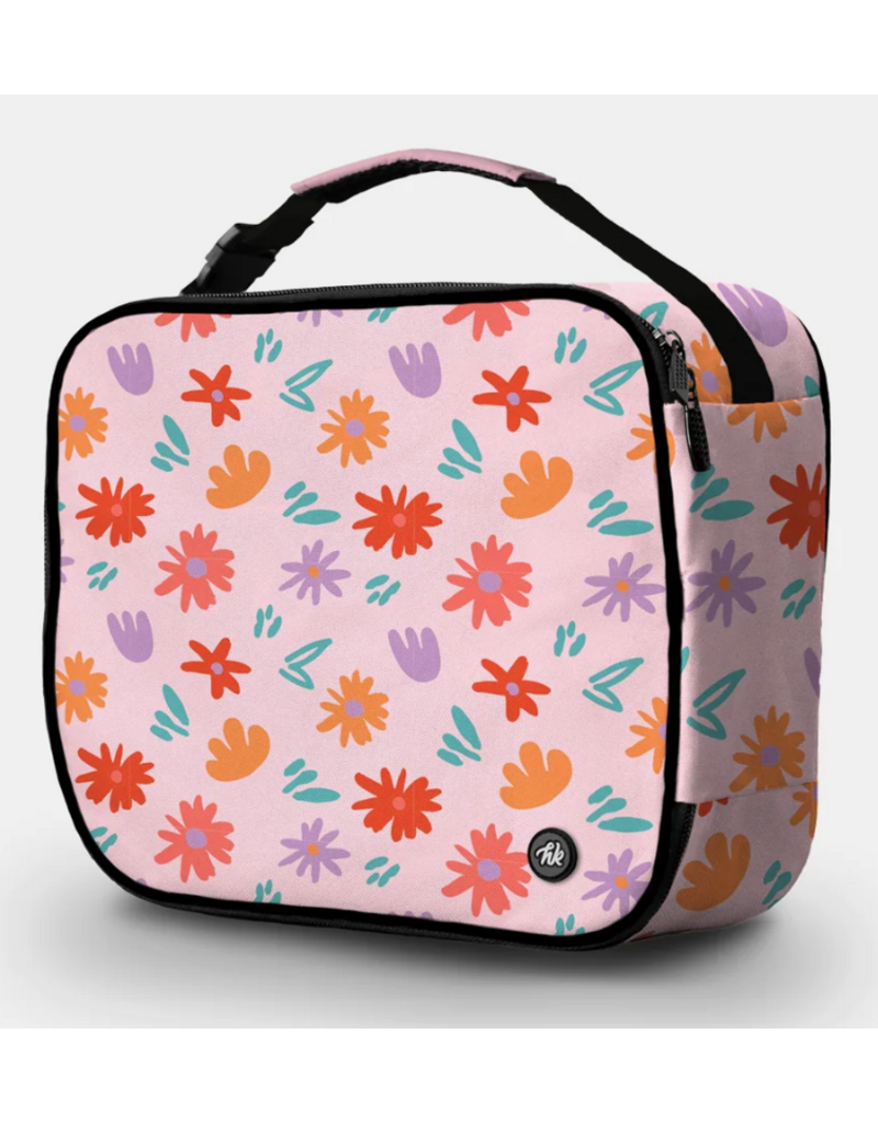Headster Painted Flowers Classic Lunch Box