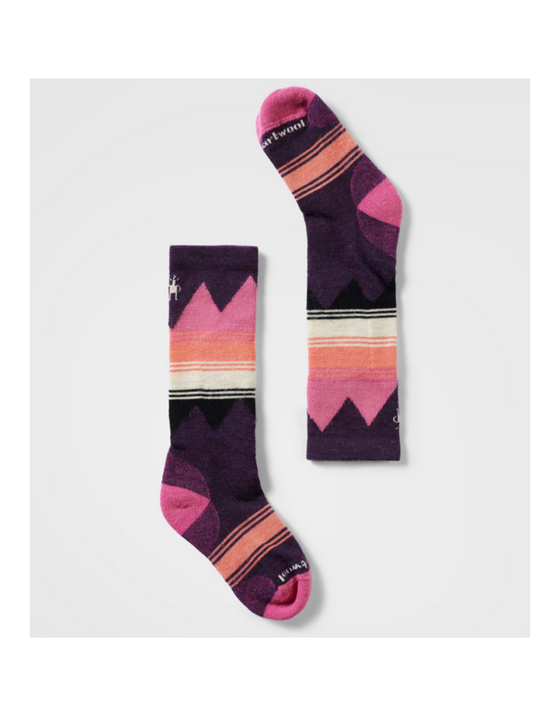 Smartwool Purple Iris Kids' Ski Light Cushion OTC Socks