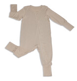 Silkberry Bamboo  2-Way Zipper Romper, Owl Feather