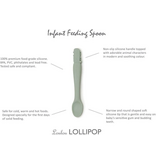 Loulou Lollipop Born to be Wild Silicone Feeding Spoon - Alligator 2pk