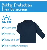 Jan and Jul Dark Navy LS UV Top