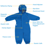 Jan and Jul Dark Spruce Cozy-Dry Lined Play Suit