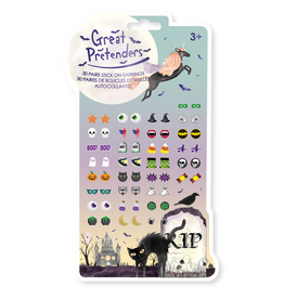 Great Pretenders Halloween Sticker Earrings, 30 pairs