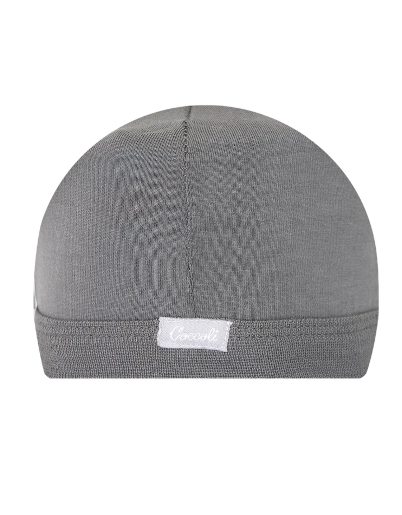 Granite Grey Modal Baby Cap