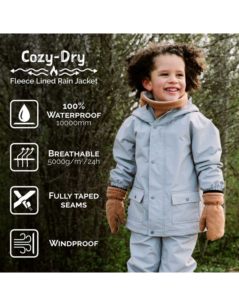 Jan and Jul Planet Patrol Cozy-Dry Lined Rain Jacket