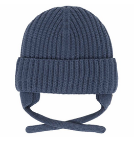 Blue Knit Hat (Ear Flaps)