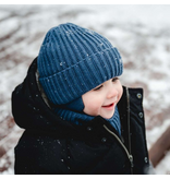 Blue Knit Hat (Ear Flaps)