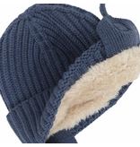 Blue Knit Hat (Ear Flaps)