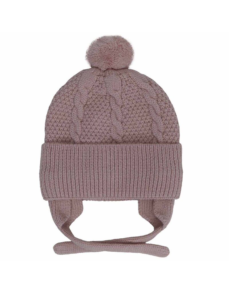 Lotus Pom Pom Knit Hat