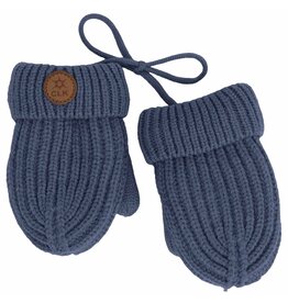 Blue Mittens w/string