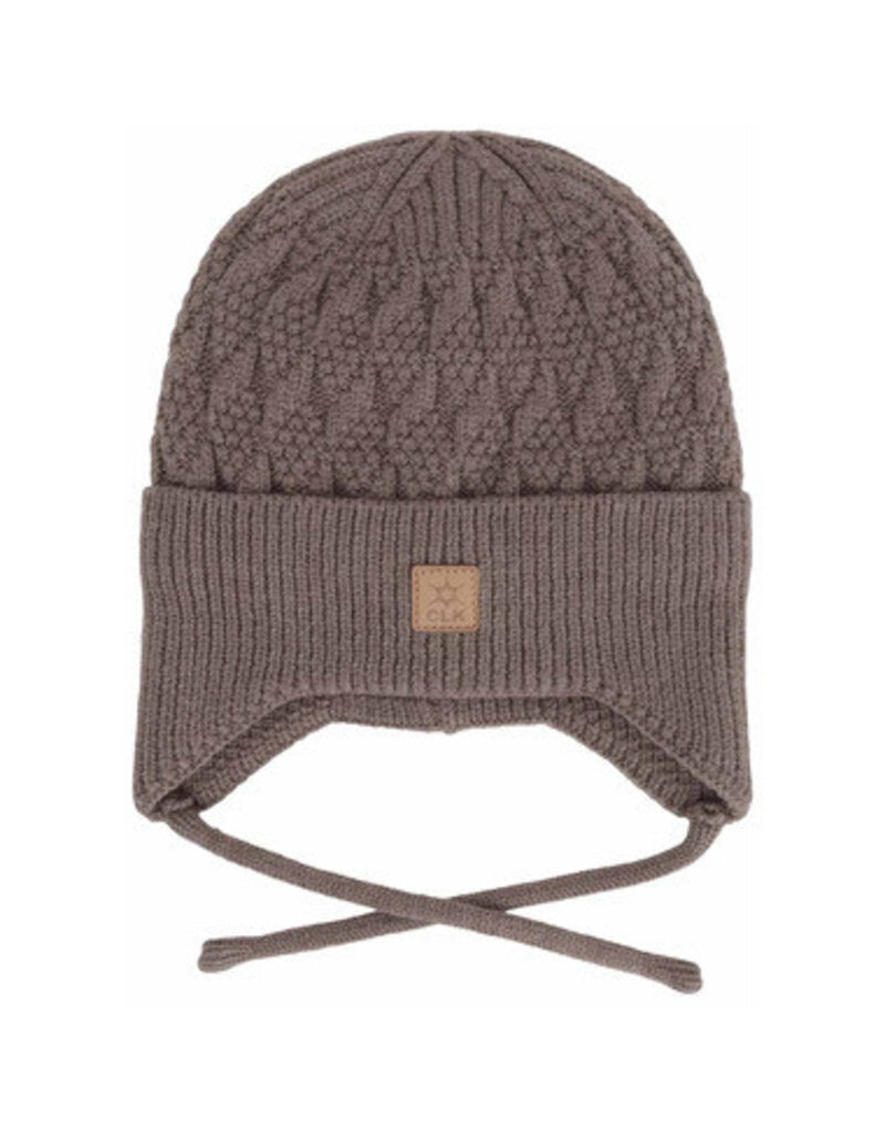 Mocha Knit Hat (Ear Flaps)