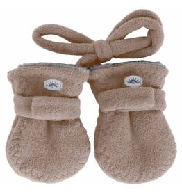 No Thumb Fleece Mitts 6-18m, Mocha