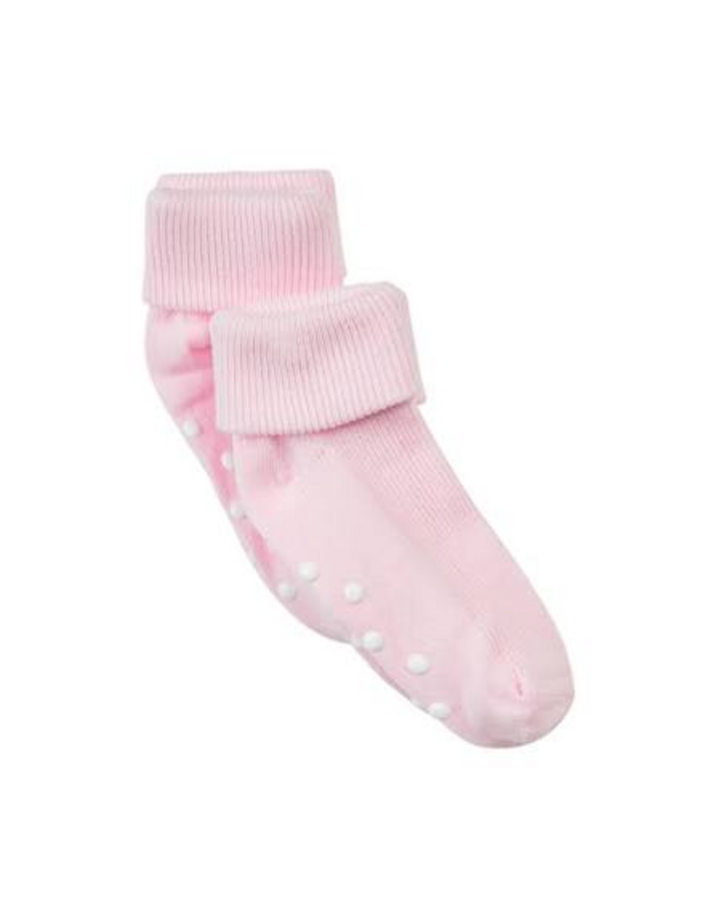 Light Rose Ribbed Sock 2pk