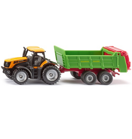 Siku Tractor JCB With Strautmann Spreader