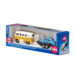 Siku VW T1 w/ Trailer & VW Beetle (1:50)