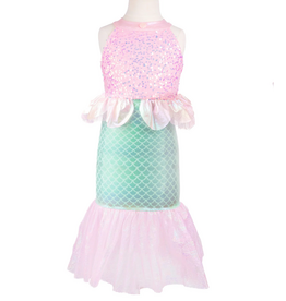 Great Pretenders Misty Mermaid Dress Pink, Size 3-4