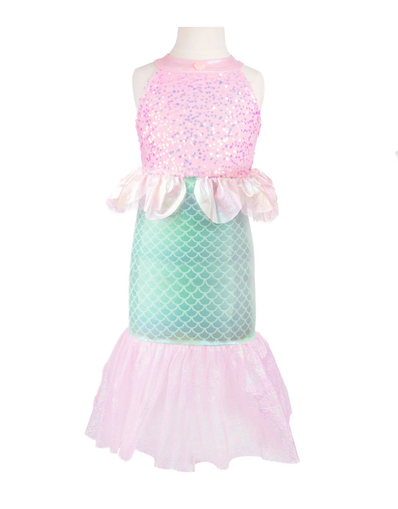 Great Pretenders Misty Mermaid Dress Pink, Size 3-4