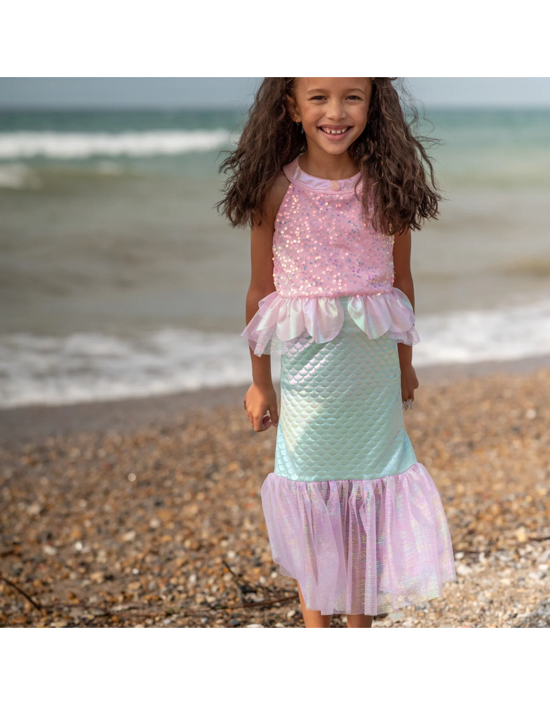 Great Pretenders Misty Mermaid Dress Pink, Size 5-6