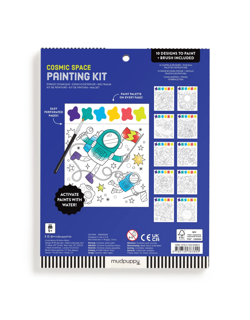Mudpuppy Cosmic Space Painting Kit
