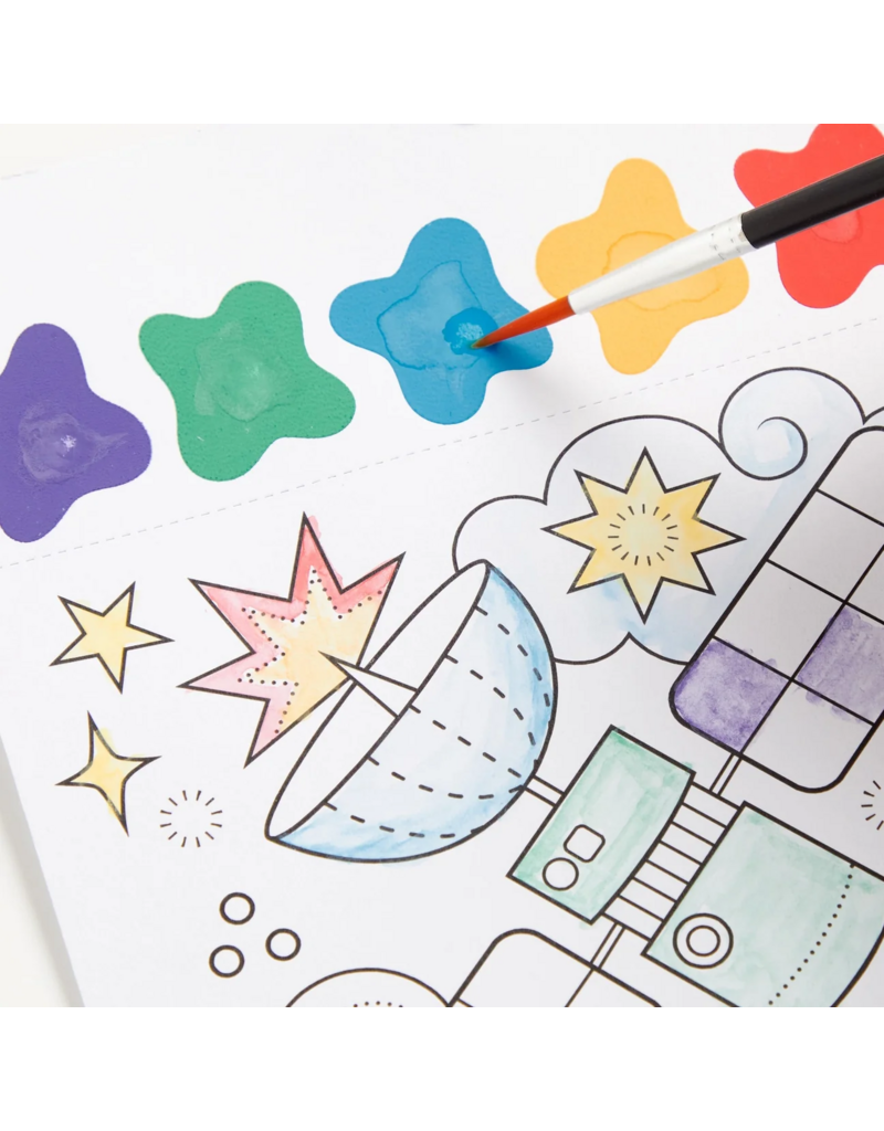 Mudpuppy Cosmic Space Painting Kit