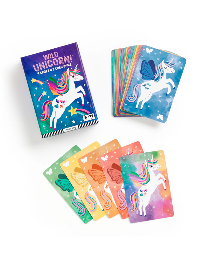 Mudpuppy Card Game: Wild Unicorn! 4y+