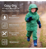 Jan and Jul Dark Spruce Cozy-Dry Lined Rain Pants