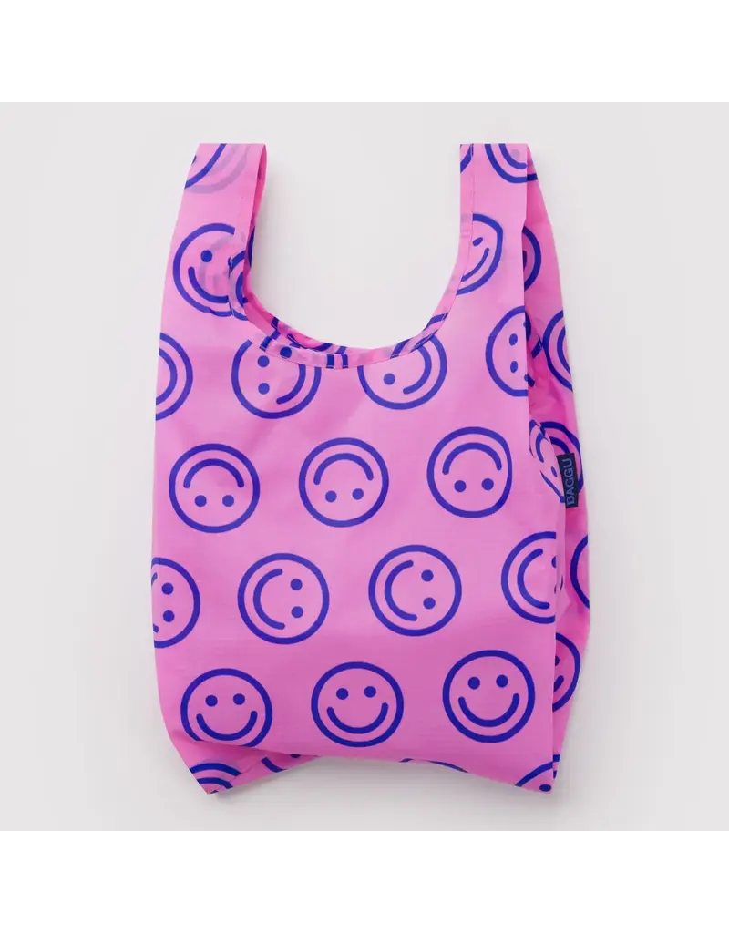 Baggu Pop Pink Happy Reusable Bag, Baby