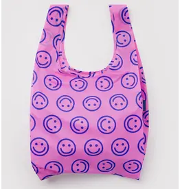 Baggu Pop Pink Happy Reusable Bag, Standard