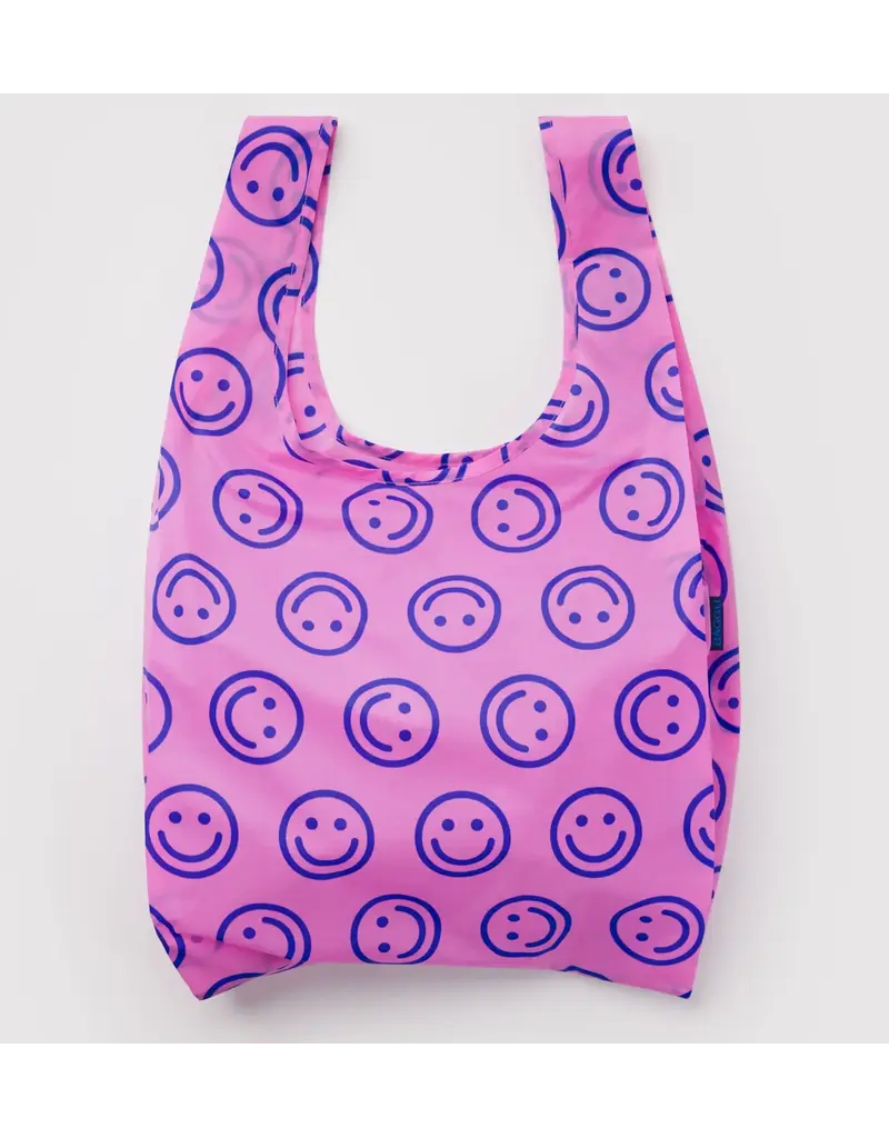 Baggu Pop Pink Happy Reusable Bag, Standard