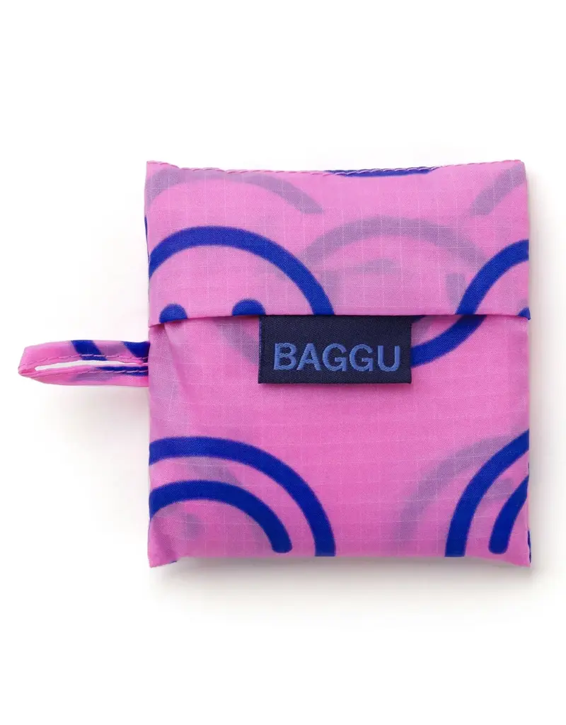 Baggu Pop Pink Happy Reusable Bag, Standard