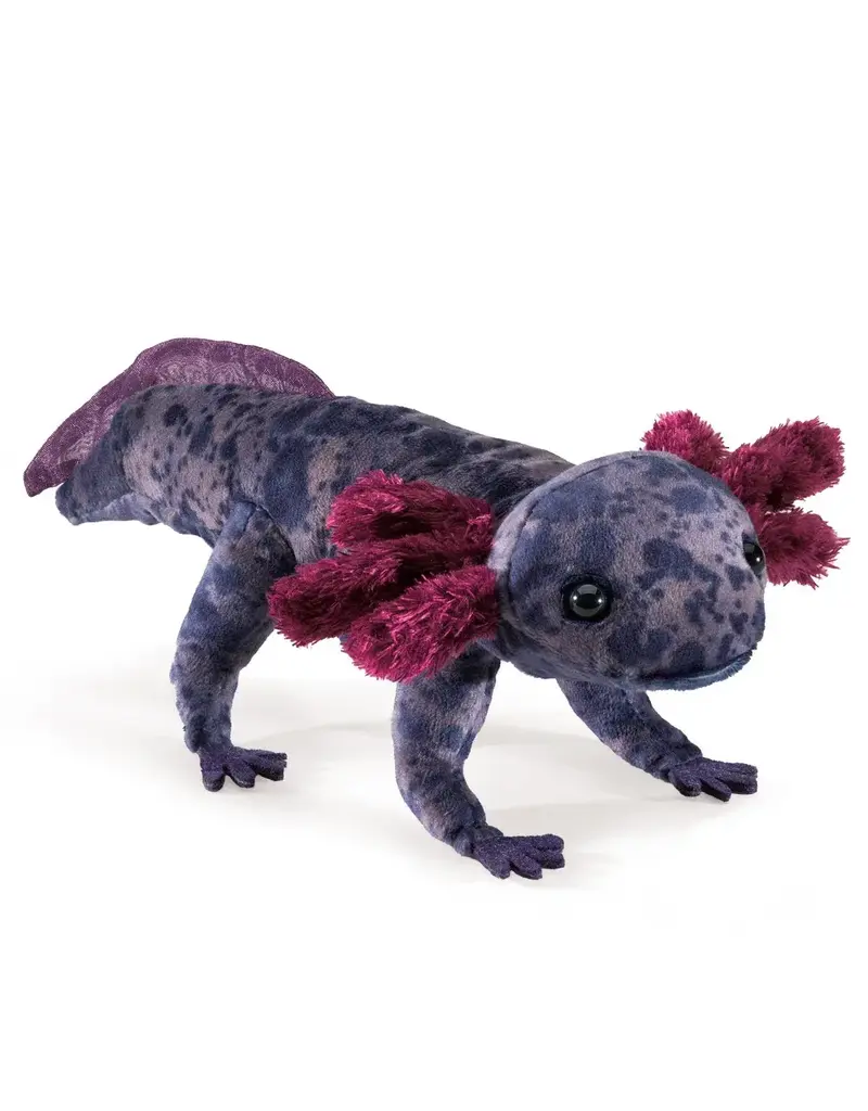 Folkmanis Axolotl Black Finger Puppet