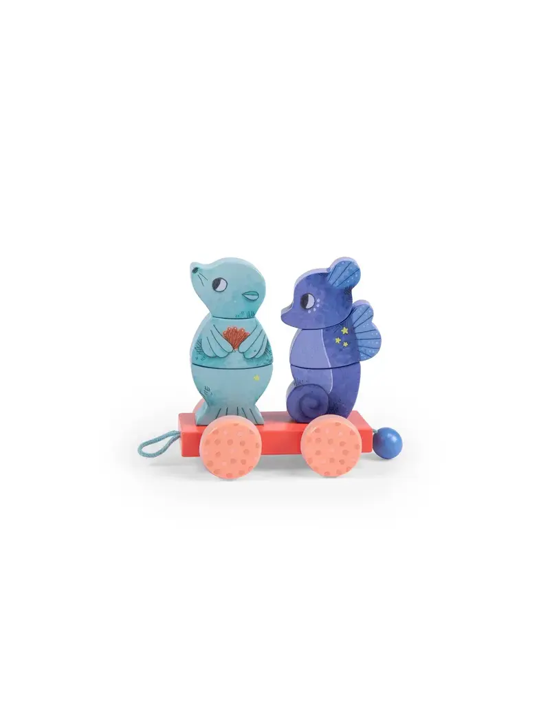 Moulin Roty Aventures De Paulie - Pull-Along Activity Train