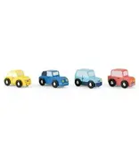 Moulin Roty Avenue Du Moulin - Set Of 4 Wooden Cars