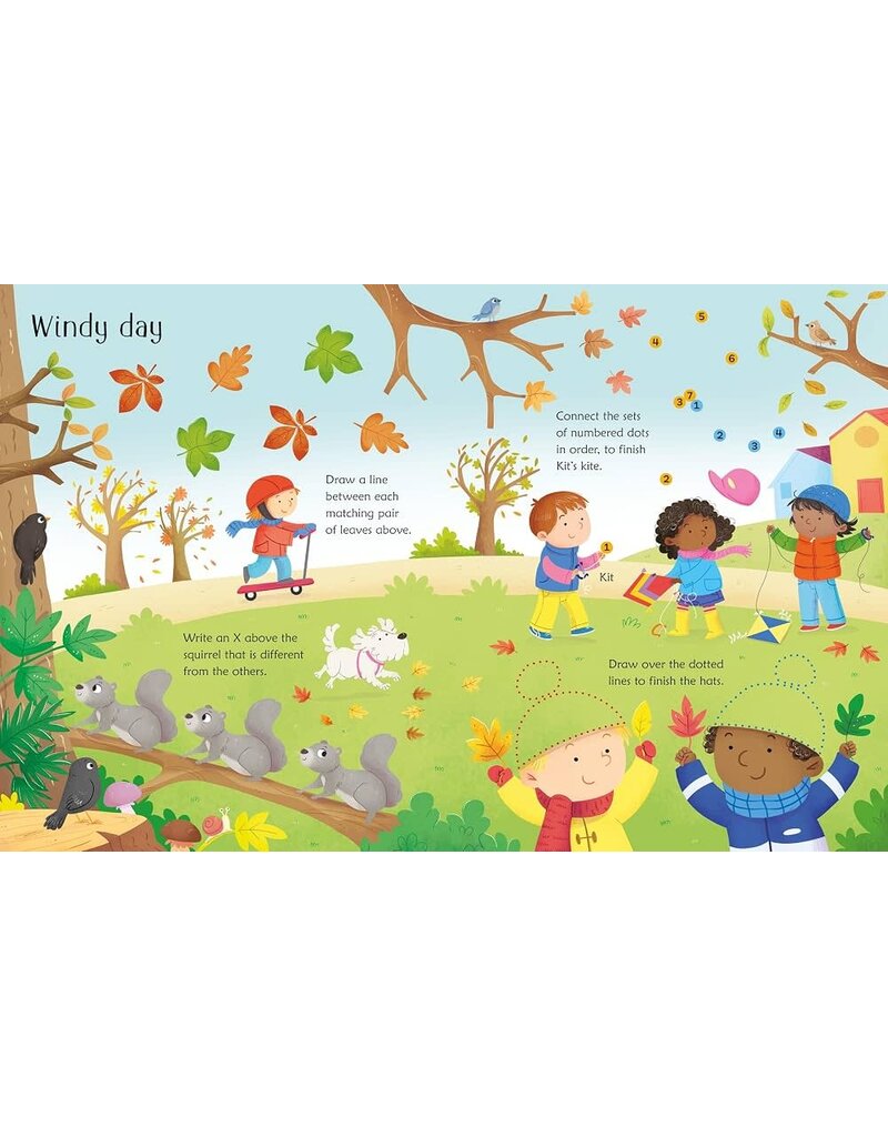 Usborne Wipe-Clean Fall Activities 3y+