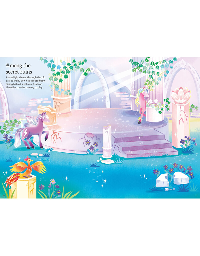 Usborne Sparkly Fairy Ponies Sticker Book 3y+