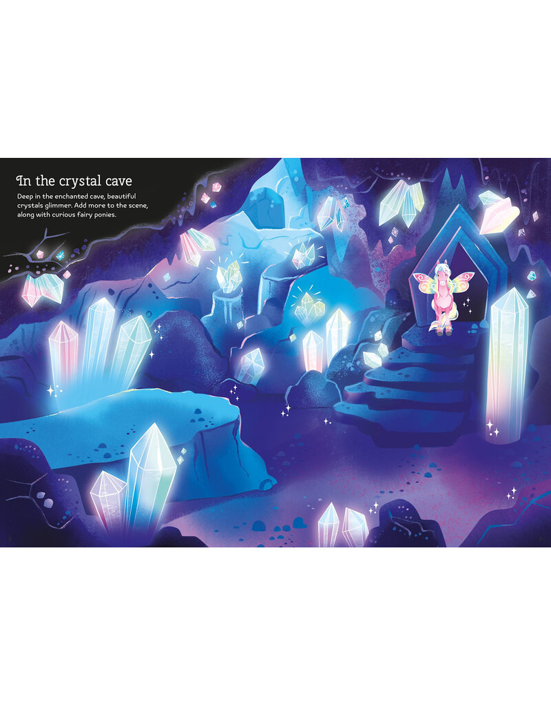Usborne Sparkly Fairy Ponies Sticker Book 3y+