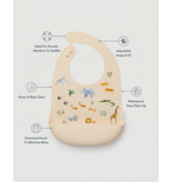 Loulou Lollipop Silicone Bib - Safari Jungle