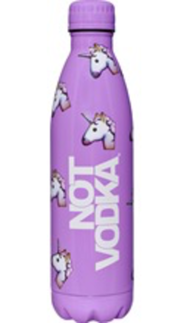 Not Vodka Emoji Series Insulated Water Bottle - Multi 25oz 1Ct Box Unicorn
