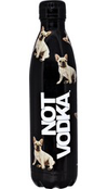 Not Vodka Puppies Series Insulated Water Bottle - Multi 25oz 1Ct Box French Bulldog