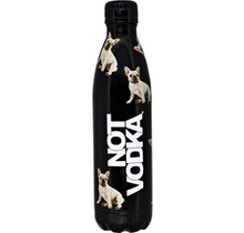 Not Vodka Puppies Series Insulated Water Bottle - Multi 25oz 1Ct Box French Bulldog