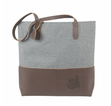 UNC Charlotte Leather Heathered Tote