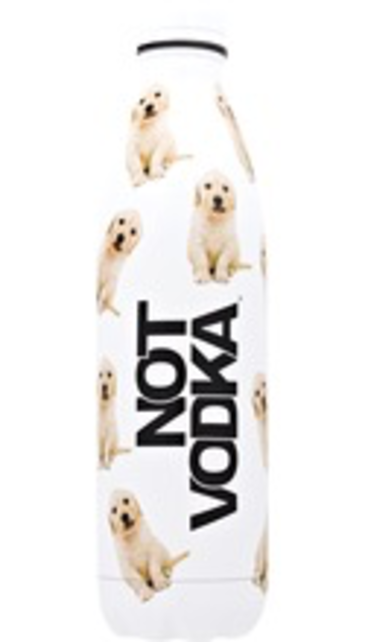 Not Vodka Puppies Series Insulated Water Bottle - Multi 25oz 1Ct Box Golden Retriever