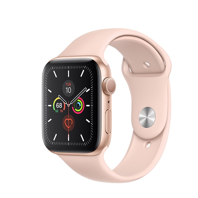 Apple Watch Series 5 GPS, 40mm Gold Aluminum Case with Pink Sand Sport
