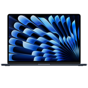 Apple 15-inch MacBook Air: Apple M3 chip with 8-core CPU and 10-core GPU, 16GB, 512GB SSD - Midnight