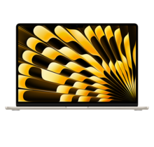 15-inch MacBook Air: Apple M3 chip with 8-core CPU and 10-core GPU, 16GB, 512GB SSD - Starlight