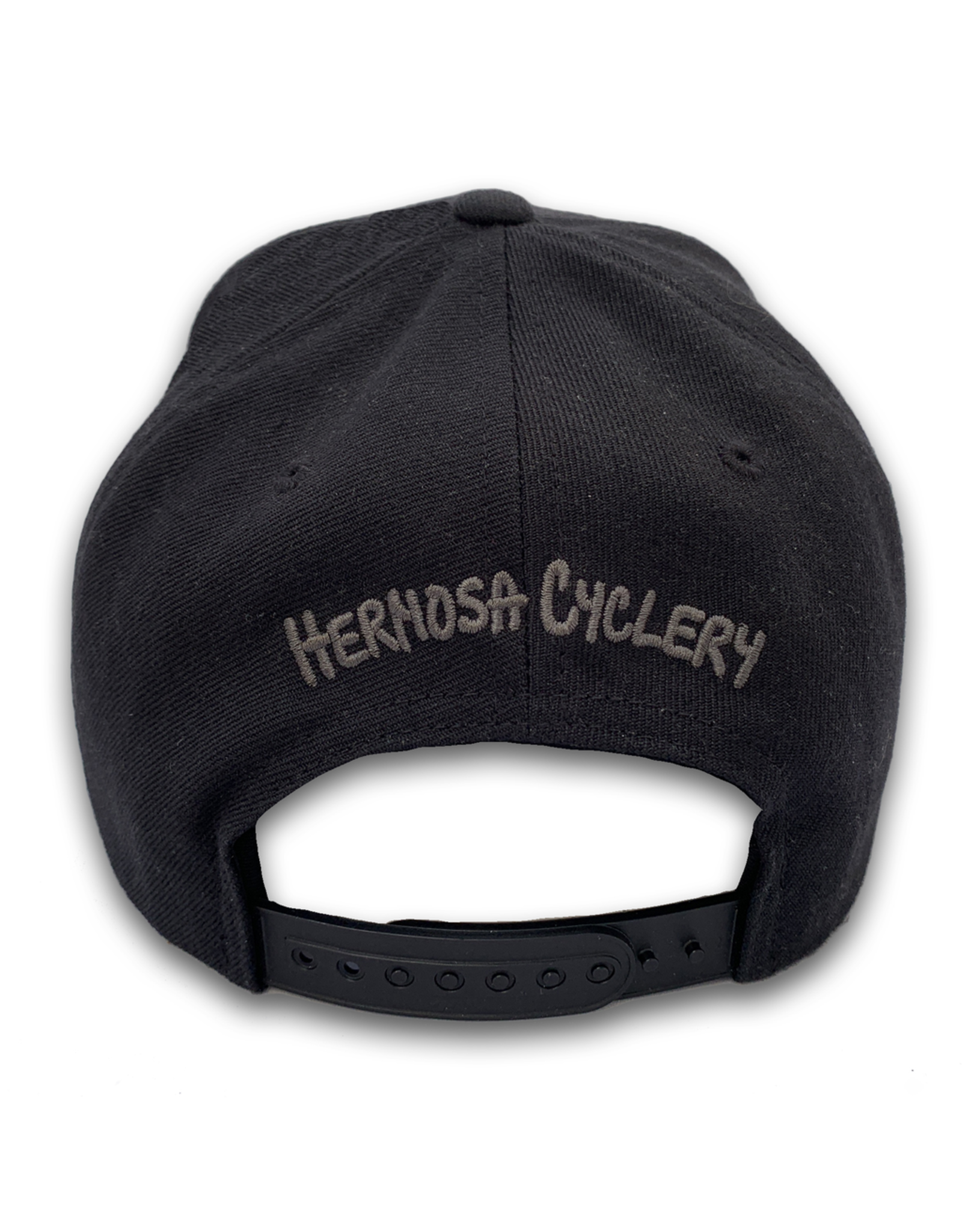 Hermosa Cyclery Hermosa Cyclery Hat - The Strand, Mid-Profile, Dark Gray Logo (FlexFit 110)