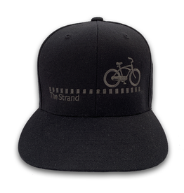 Hermosa Cyclery Hermosa Cyclery Hat 5 - The Strand, Mid-Profile, Gray Logo (FlexFit 110)