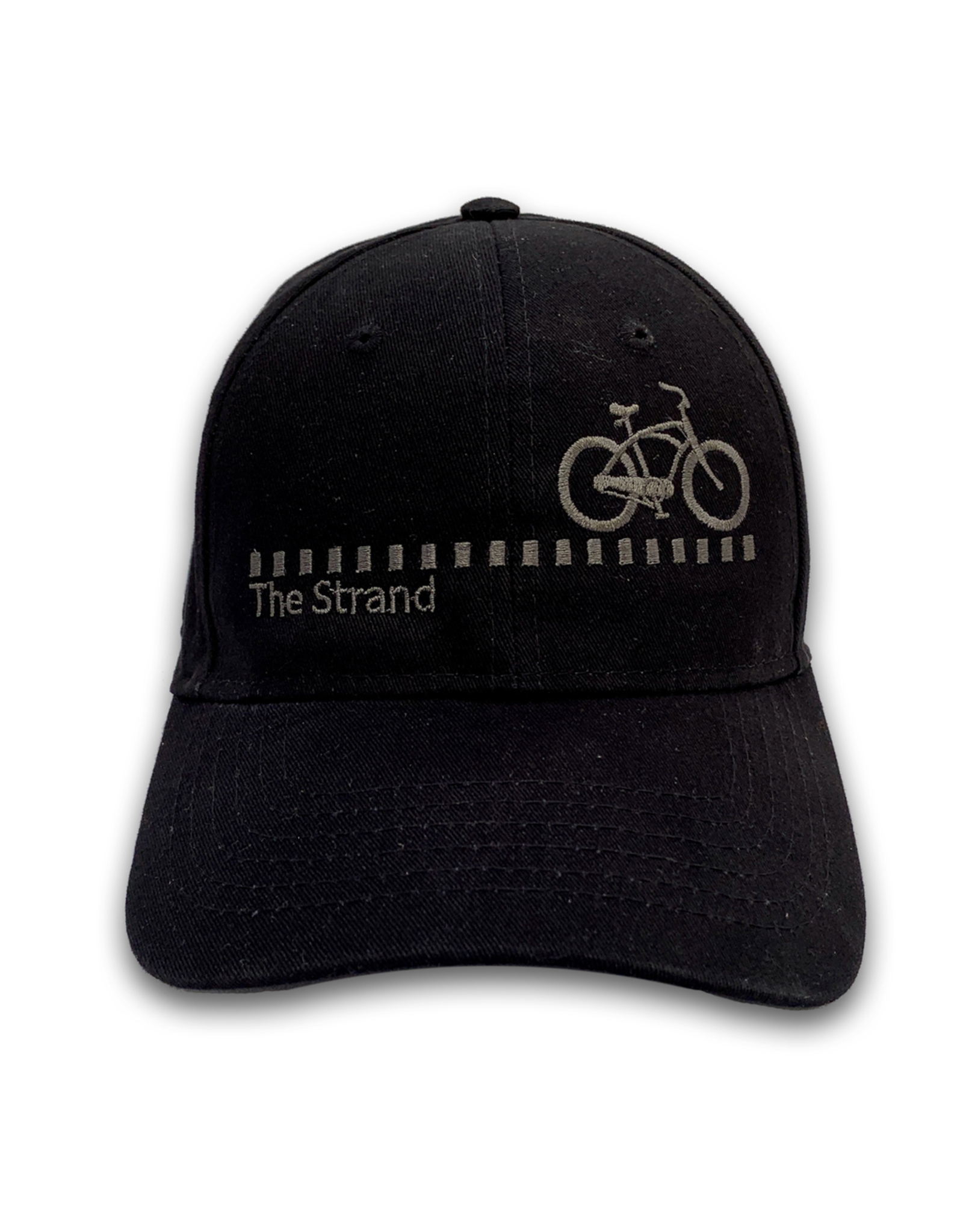Hermosa Cyclery Hermosa Cyclery Hat 4 - The Strand, Low-Profile, Gray Logo (YP Classic 6245CM)