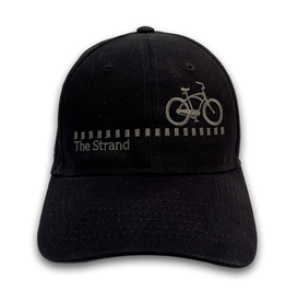 Hermosa Cyclery Hermosa Cyclery Hat 4 - The Strand, Low-Profile, Gray Logo (YP Classic 6245CM)